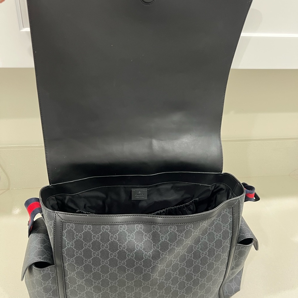Gucci Black Diaper Bag